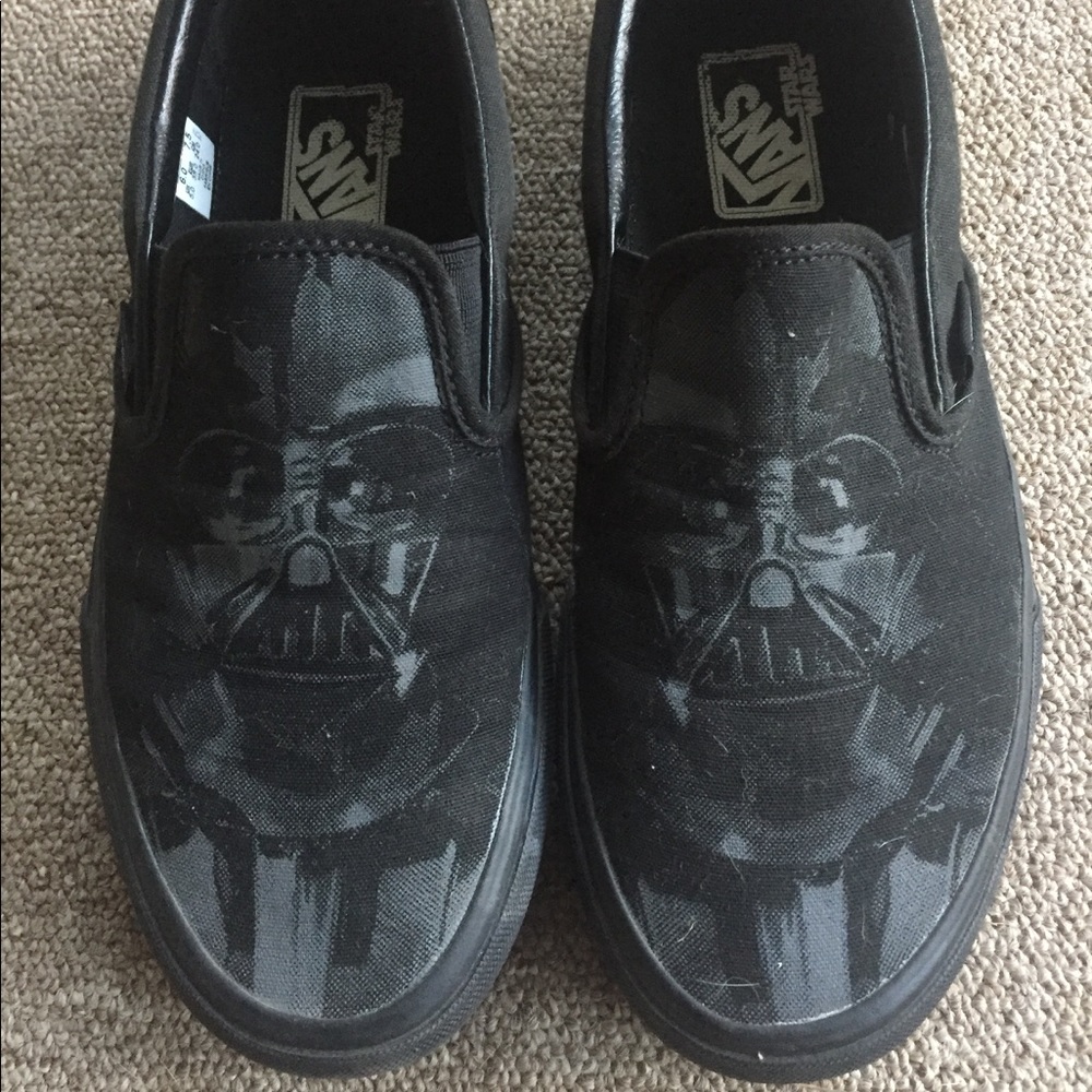 VANS Darth Vader Slipons Size 7.5